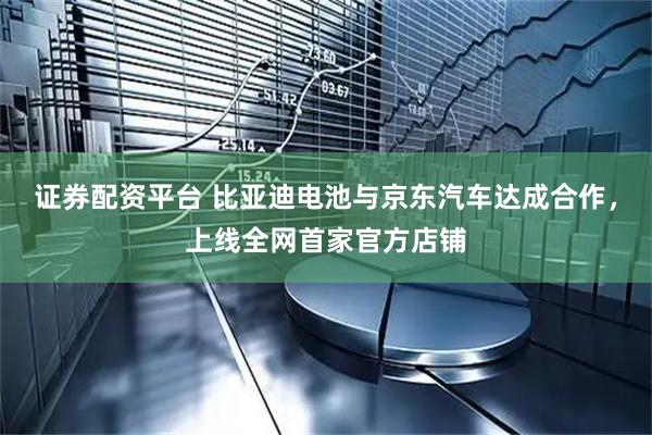 证券配资平台 比亚迪电池与京东汽车达成合作，上线全网首家官方店铺